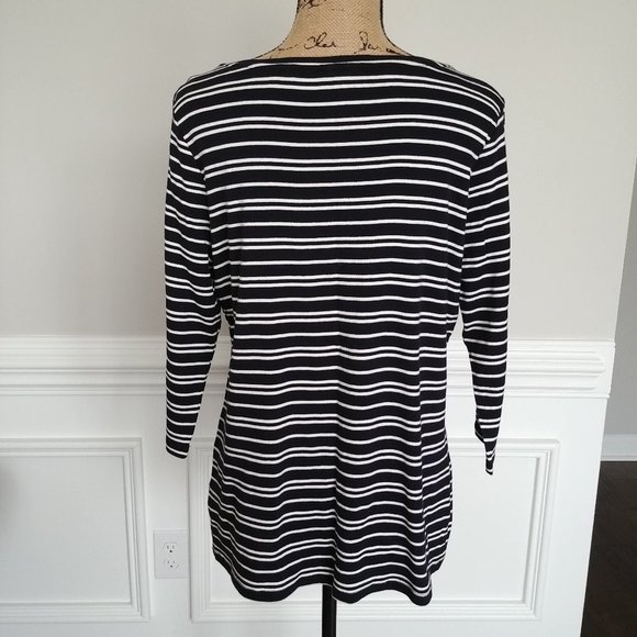 ****TALBOTS  PLUS SIZE X COTTON TOP BLOUSE*** - Picture 2 of 12